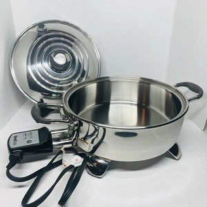 Royal Core Electric Skillet 401 Royal Prestige, Lid, Power Cord Frying Pan NICE! - Picture 1 of 24