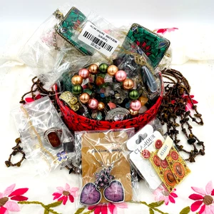 Mystery Schmuck Konvolut "Boho Bliss" Natur Edelstein Silber High End Neu Nie Getragen - Bild 1 von 10