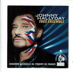 Johnny Hallyday CD 12cm All Set Chanson Team Official de France F.F.F - Picture 1 of 4