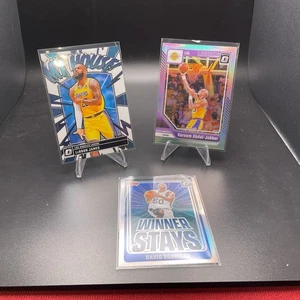 2025 NBA Donruss Optic LeBron my House And Kareem Robinson Holos Card Lot - Bild 1 von 2