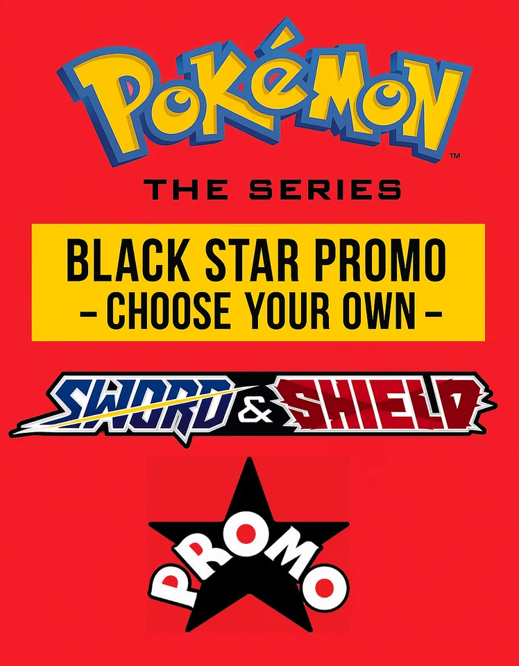 Sword & Shield Black Star Promo SWSH Single Cards Pokemon TCG - Choose your Own - Image 1 of 1