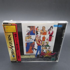 Real Bout Fatal Fury Special Sega Saturn with Spine Card and Manual Japanese
