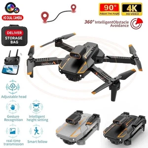 FPV Drone Dual S91 Camera Profession Obstacle Avoidance RC Quadcopter 5G WIFI 4K - Picture 1 of 14