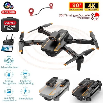 FPV Drone Dual S91 Camera Profession Obstacle Avoidance RC Quadcopter 5G WIFI 4K - Image 1 of 4