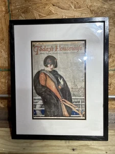 Framed Today’s Housewife January 1924 Edition RARE COLLECTIBLE ART - Picture 1 of 8