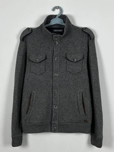 Woolrich Woolen Mills Grey Wool Multipocket Jacket Size XXL - Picture 1 of 13