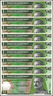 Guatemala 1 Quetzal, 2008, P-115a, UNC Polymer X 10 PCS - Image 1 of 2