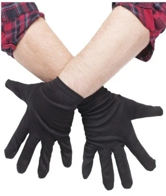 Lote De 3 GUANTES DISFRAZ MAGO NEGRO TALLA GRANDE ACCESORIO TEATRAL V32 Foto 1 de 2