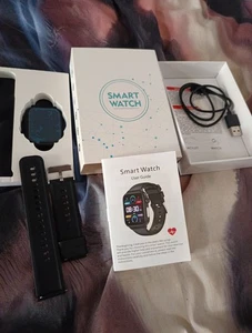 SmartWatch,Angebot,Unisex,Neu, Schwarz, Schnäppchen,Geschenkidee, Herrenuhr,Sale - Bild 1 von 7