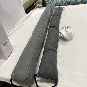 Tapón de tiro de puerta insonorizado ponderado de 32" y 36", protector de columna triangular gris - Imagen 1 de 3