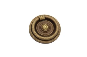Single Post Drawer Pull Sheraton Pull Furniture Drawer Pull Cabinet Pull Brass - Picture 1 of 3