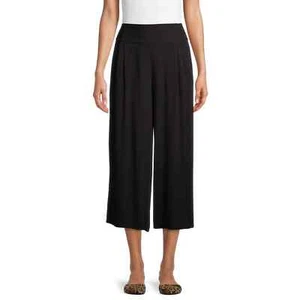 Time and Tru Women's Smocked Waist Soft Pants Black Size XXL (20) - Picture 1 of 9