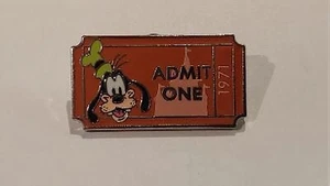 Prendedores comerciales Disney-Colección WDW PWP 2012-Boleto de admisión-Goofy - Imagen 1 de 1