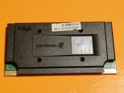INTEL Pentium III SL35D CPU - 450mhz-512Kb Slot1 + Dissipatore di Calore Passivo - Immagine 1 di 4