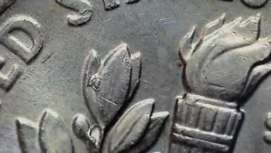2013 P Roosevelt Dime 10 C DIE CHIP ON REVERSE - Picture 1 of 6