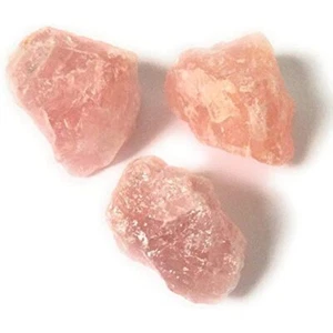 1/3P Rough Rose Quartz Healing Crystal Stone Self Esteem Therapy - Reiki Charged - Picture 1 of 1