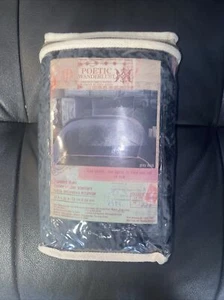 Poetic Wanderlust Reversible Velvet Standard Sham 2"x26"Twin/Queen,Grey&Pink💙 - Picture 1 of 5