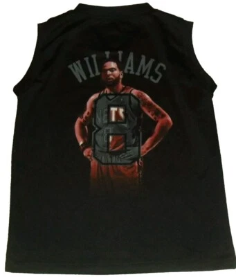 Deron Williams New Jersey Nets Majestic Youth Kids Jersey sz. Medium Nba Vintage - Image 1 of 3