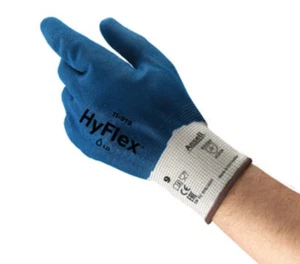 Guantes de trabajo de nitrilo - Guantes de trabajo Ansell 11919VP - Talla 9 - Paquete de 6 - Imagen 1 de 3