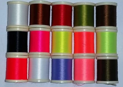1-50 码 SPOOL DANVILLE 单股拉伸尼龙您挑选颜色 FLY JIG TYING — 第 1/2 张图片