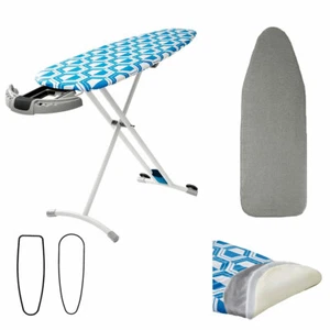 Cubierta de tabla de planchar grande azul reversible premium con base 40 x 125 cm - Imagen 1 de 2