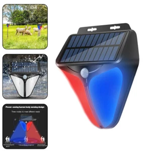 Solar Alarm Licht 26 LED Bewegungsmelder Balkon Zaun Leuchten IP65 Wasserdichte - Picture 1 of 13