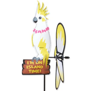 Zierlicher Kakadu Vogel wirbelnder Flügel Wind Spinner PR 24905 - Bild 1 von 1