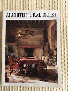 PRISTINE“ARCHITECTURAL DIGEST” MAGAZINE JANUARY 1989 EXCELLENT-CONTENTS PHOTOS- - Picture 1 of 3