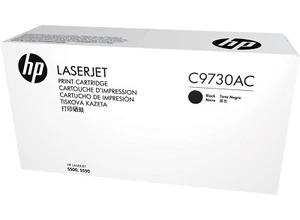 Original HP C9730AC Toner C9730A schwarz für Laserjet 5500 5550 neu C  W - Afbeelding 1 van 1