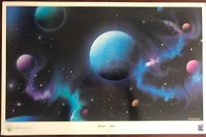 Michael David Ward Winter's Moon edizione limitata litografia firmata AP 35/75 COA - Foto 1 di 14