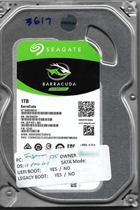 Seagate Barracuda 1TB HDD Internal HDD 3.5 7200rpm ST1000DM010 w/Windows 10 Pro - Picture 1 of 6