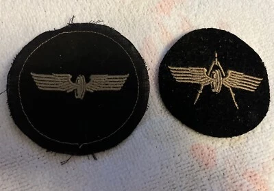 badge Deutsche Bundesbahn fabric badge patch DB railway original X2 - Image 1 of 4