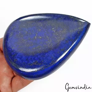 Fabulosa gema certificada pera lapislázuli grande pirita oro azul natural 2050 quilates - Imagen 1 de 7