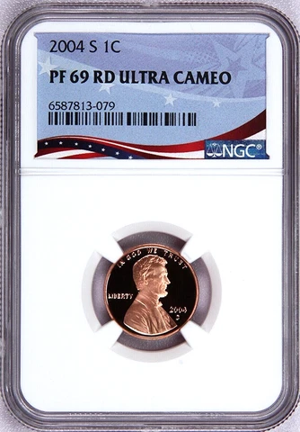 2004-S Lincoln Cent Graded PF69RD Ultra Cameo by NGC Cover