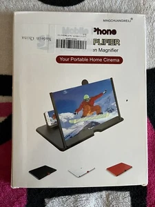 MCG - 3D Mobile Phone Video Amplifier  - Foldable Stand Cover - Red -2020 - LNUC - Picture 1 of 2