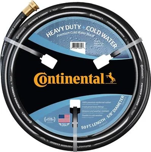 Premium Garden Black Heavy Duty Cold Water Garden Hose, 5/8in Inside Diameter... - Picture 1 of 5