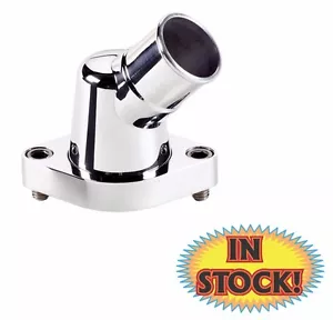 Billet Specialties 90420 - 45 Degree Water Neck for SB & BB Chevy - Polished - Picture 1 of 4
