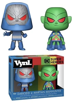 Figura de vinilo coleccionable Funko Vynl DC Super Heroes Darkseid + Martian Manhunter Foto 1 de 2