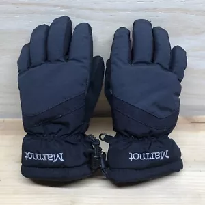 Marmot Youth Winter Gloves Size Small Snow Ski Boys Girls Unisex Black - Picture 1 of 7