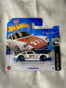 Hot Wheels 2023 #126 - ‘71 Porsche 911 Magnus Walker Urban Outlaw - SHORT CARD - Picture 1 of 2