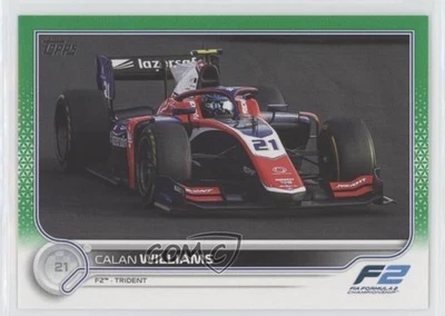 2022 Topps Formula 1 F2 Cars Green /75 Calan Williams #146 - Image 1 of 2