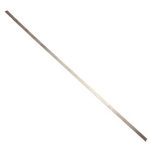 SPI 13-964-2 Flexible Steel Rule, Satin Chrome, 1125mm, 1mm & 1/2mm Graduation - Picture 1 of 4
