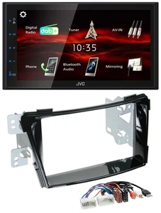 JVC USB Bluetooth MP3 DAB 2DIN Autoradio für Hyundai i40 ab 11 VF Klavierlack AU - Bild 1 von 8