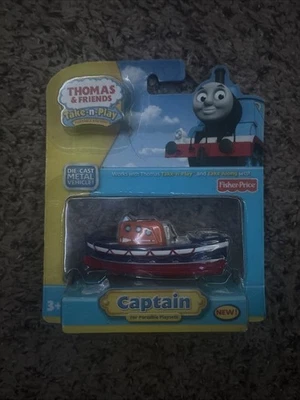 Thomas & Friends Take-n-Play Take Along Diecast CAPTAIN, Misty Island Rescue Foto 1 de 2