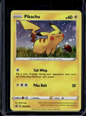 Pokémon 2021 25 aniversario General Mills promoción Pikachu #SWSH039 Foto 1 de 2