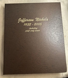 1938 - 2005 PDS Jefferson Nickels Complete Circ Set 192 Coins Dansco 8113 MM - Picture 1 of 7