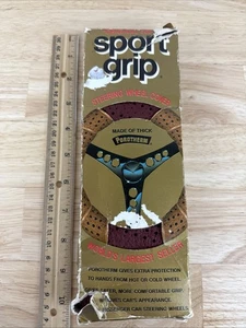 Vintage 1990 Sport Grip Red Steering Wheel Cover Superior Industries NOS New! - Picture 1 of 5