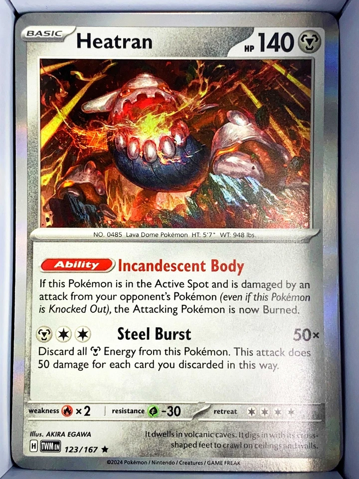 Heatran 123/167 Twilight Masquerade English 2024 holo - Image 1 of 1