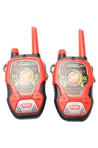 DICKIE TOYS Walkie Talkie 2er Set Rot Schwarz Kinder Spielzeug - Zdjęcie 1 z 2