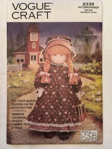 Vogue Craft 8336  Early American Little House Doll Includes Outfit With Boots - Picture 1 of 12